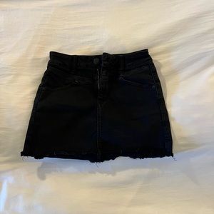 American Eagle Hi Rise Denim Stretch Mini Skirt